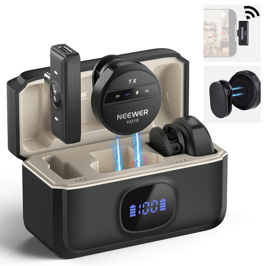 Neewer KM18 — беспроводной USB-C микрофон, 2 передатчика