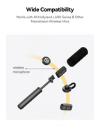 Hollyland Interview Adapter - адаптер-держатель для беспроводных микрофонов — изображение 4