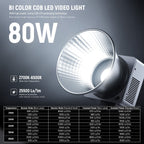 Neewer HB80B - портативный bi-color COB-свет 80 W с аккумулятором — изображение 2