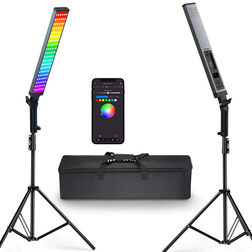 Neewer BH20C — комплект из 2 RGB LED-тубусов